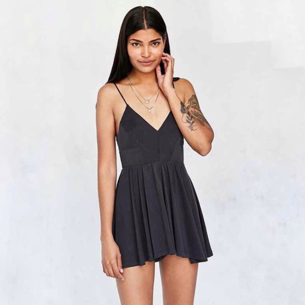 Gray Urban Outfitters Silence and Noise Romper
